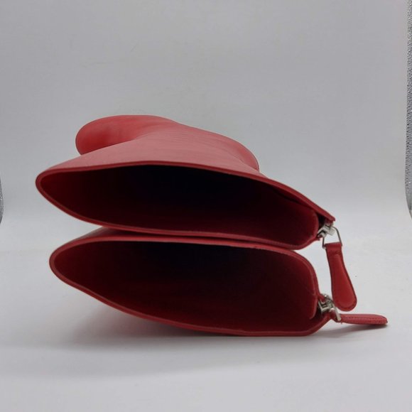 Alexander McQueen Boots red with silver heel 40 - Picture 4 of 7